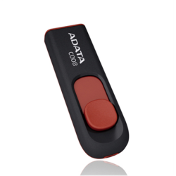 ADATA | C008 | 32 GB | USB 2.0 | Black/Red | AC008-32G-RKD