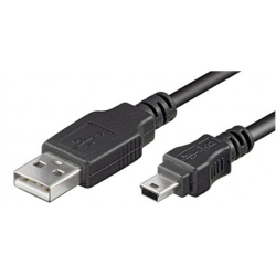 Logilink | USB MINI-B 5-pin 180 Cert 1.8m | USB-A to mini-USB Mini-USB B | USB A | CU0014