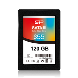 Silicon Power | Slim S55 | 120 GB | SSD interface SATA | Read speed 550 MB/s | Write speed 420 MB/s | SP120GBSS3S55S25