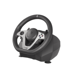 Genesis | Driving Wheel | Seaborg 400 | Silver/Black | Game racing wheel | NGK-1567
