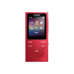 Sony Walkman NW-E394B MP3 Player, 8GB, Red Sony | MP3 Player | Walkman NW-E394B MP3 | Internal memory 8 GB | USB connectivity | NWE394LR.CEW