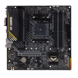Asus | TUF GAMING A520M-PLUS II | Processor family AMD | Processor socket AM4 | DDR4 DIMM | Memory slots 4 | Supported hard disk drive interfaces 	SATA, M.2 | Number of SATA connectors 4 | Chipset  AMD A520 | Micro ATX | 90MB17G0-M0EAY0