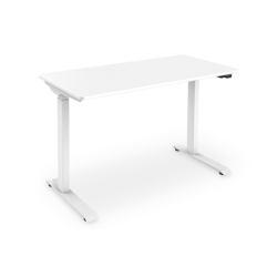 Electric Height Adjustable Desk | 73 - 123 cm | Maximum load weight 50 kg | Metal | White | DA-90407