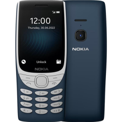 Nokia | 8210 | Blue | 2.8 " | TFT LCD | Unisoc | T107 | Internal RAM 0.048 GB | 0.128 GB | microSDHC | Dual SIM | Nano-SIM | 4G | Main camera 0.3 MP | Secondary camera  MP | 1450  mAh | NK 8210 Blue