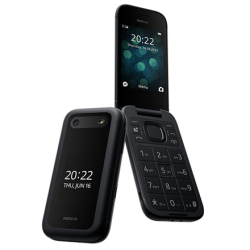 Nokia | 2660 Flip | Black | 2.8 " | TFT LCD | 240 x 320 | Unisoc | 0.128 GB | Dual SIM | Nano-SIM | Yes | Main camera 0.3 MP | Secondary camera  MP | 1450  mAh | Bluetooth | 4.2 | NK 2660 Black