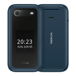 Nokia | 2660 Flip | Blue | 2.8 " | TFT LCD | 240 x 320 | Unisoc | 0.128 GB | Dual SIM | Nano-SIM | Yes | Main camera 0.3 MP | Secondary camera  MP | 1450  mAh | Bluetooth | 4.2 | NK-2660 Blue