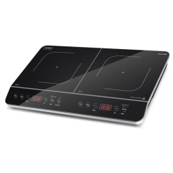 Caso | Touch 3500 | Hob | Induction | Number of burners/cooking zones 2 | Touch control | Timer | Black | Display | 02018