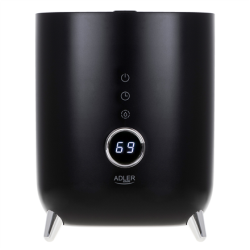 Adler | AD 7972 | Humidifier | 23 W | Water tank capacity 4 L | Suitable for rooms up to 35 m² | Ultrasonic | Humidification capacity 150-300 ml/hr | Black | AD 7972 black