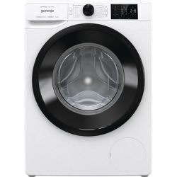 Gorenje | WNEI72SB | Washing Machine | Energy efficiency class B | Front loading | Washing capacity 7 kg | 1200 RPM | Depth 46.5 cm | Width 60 cm | Display | LED | Steam function | Self-cleaning | White