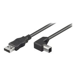 Goobay | USB 2.0 Hi-Speed Cable 90° | USB to USB | 50856