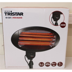 SALE OUT.  OUT. Tristar KA-5287 Patio Heater, Black Tristar Heater KA-5287 Patio heater 2000 W Number of power levels 3 Suitable for rooms up to 20 m² Black DAMAGED PACKAGING IPX4 | Heater | KA-5287 | Patio heater | 2000 W | Number of power levels 3 | Suitable for rooms up to 20 m² | Black | DAMAGED PACKAGING | IPX4 | KA-5287SO