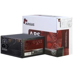 Power Supply INTER-TECH Argus APS 620W, efficiency 86.3%, dual rail (30A/30A), 120 mm silent fan with automatic control, 1x6+2pinPCIE, 4xSATA, 4xMolex, 1xFloppy, 1x4+4pinEPS12V, Active PFC, OVP/SCP/OPP/UVP/OS protection | 88882118