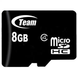 TEAM GROUP Memory ( flash cards ) 8GB Micro SDHC Class 4 with Adapter | TUSDH8GCL403
