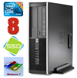 HP 8100 Elite SFF i5-650 8GB 120SSD DVD WIN7Pro | RW5199 | (Atnaujinta)