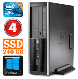HP 8100 Elite SFF i5-650 4GB 240SSD DVD WIN10 | RW5268 | (Atnaujinta)
