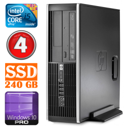 HP 8100 Elite SFF i5-650 4GB 240SSD DVD WIN10Pro | RW5343 | (Atnaujinta)