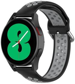 Tech-Protect watch strap SoftBand Samsung Galaxy Watch4, black/grey | 9589046917202