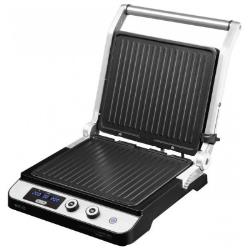 ECG Contact grill ECG KG 1000 GOURMET, 1650 - 2000W, 4 cooking positions, BBQ Booster, Inox color | ECGKG1000GOURMET