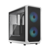 Fractal Design | Focus 2 | Side window | RGB White TG Clear Tint | Midi Tower | Power supply included No | ATX | FD-C-FOC2A-04